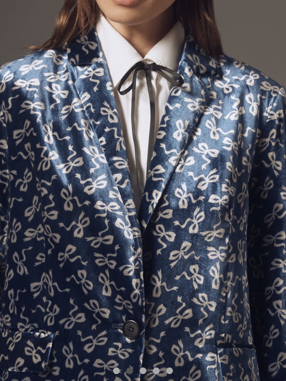 The Tessie Blazer by Maeve: Velvet Edition